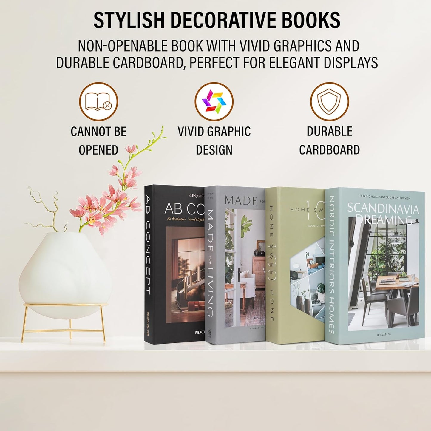 Not Real Books / Olive_large / Set of 4