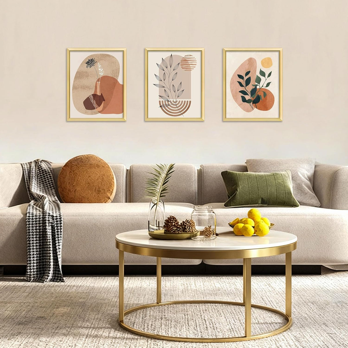 HEART ART 16x20 Picture Frames Without Mat Set of 4, Gold | picture frames 16 x 20 Picture Frames
