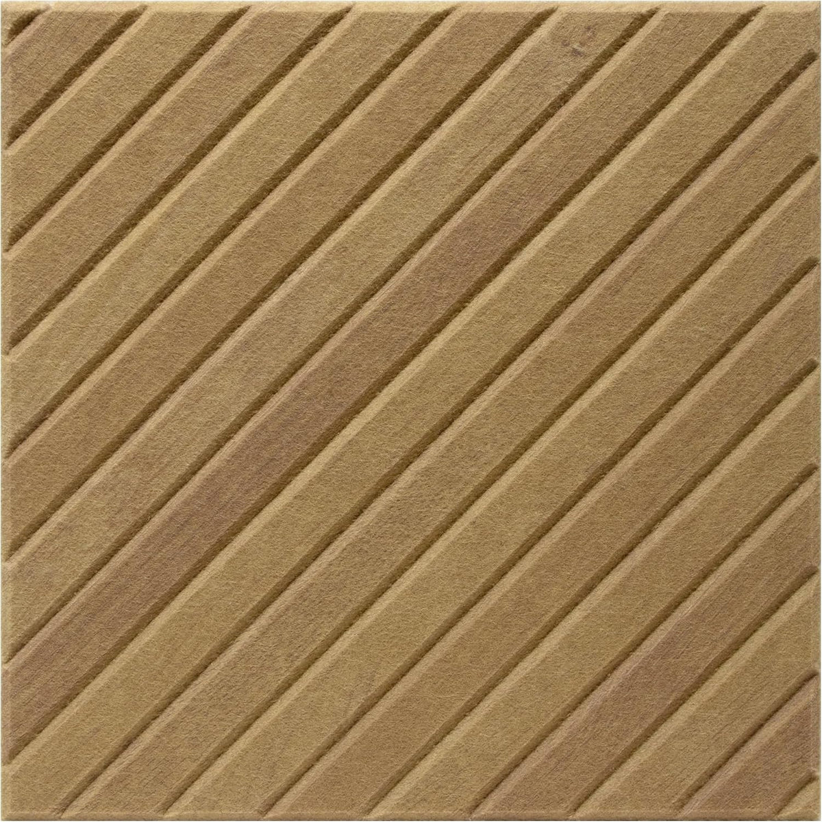 16-Pack Acoustic Wall Panels, 11.8" x 11.8" Peel and Stick PET Diagonal Slat Soundproof & Noise Cancelling Felt with 96