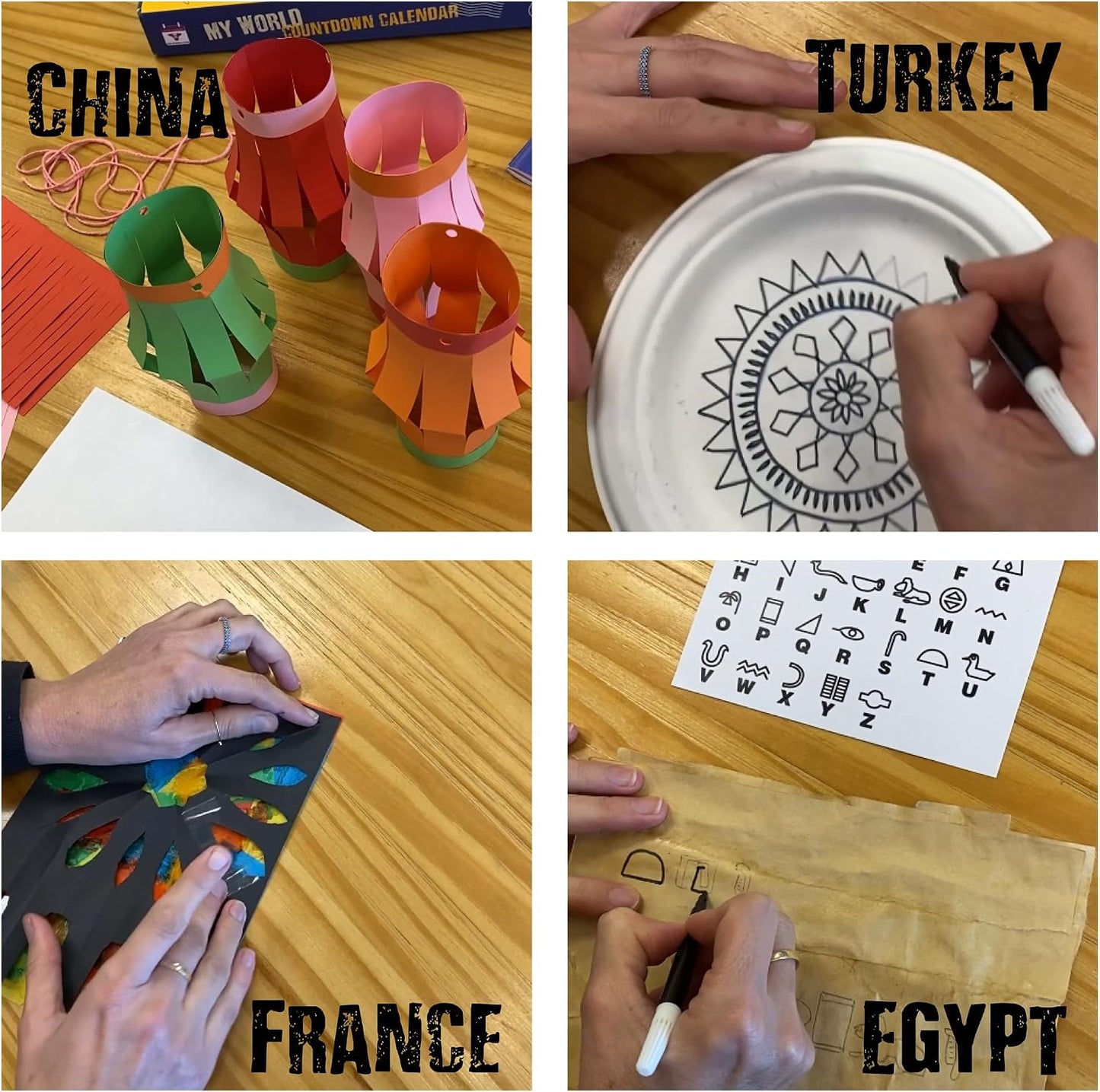 My World Advent Calendar - visit 24 countries, explore different cultures, create original Arts & Crafts from each