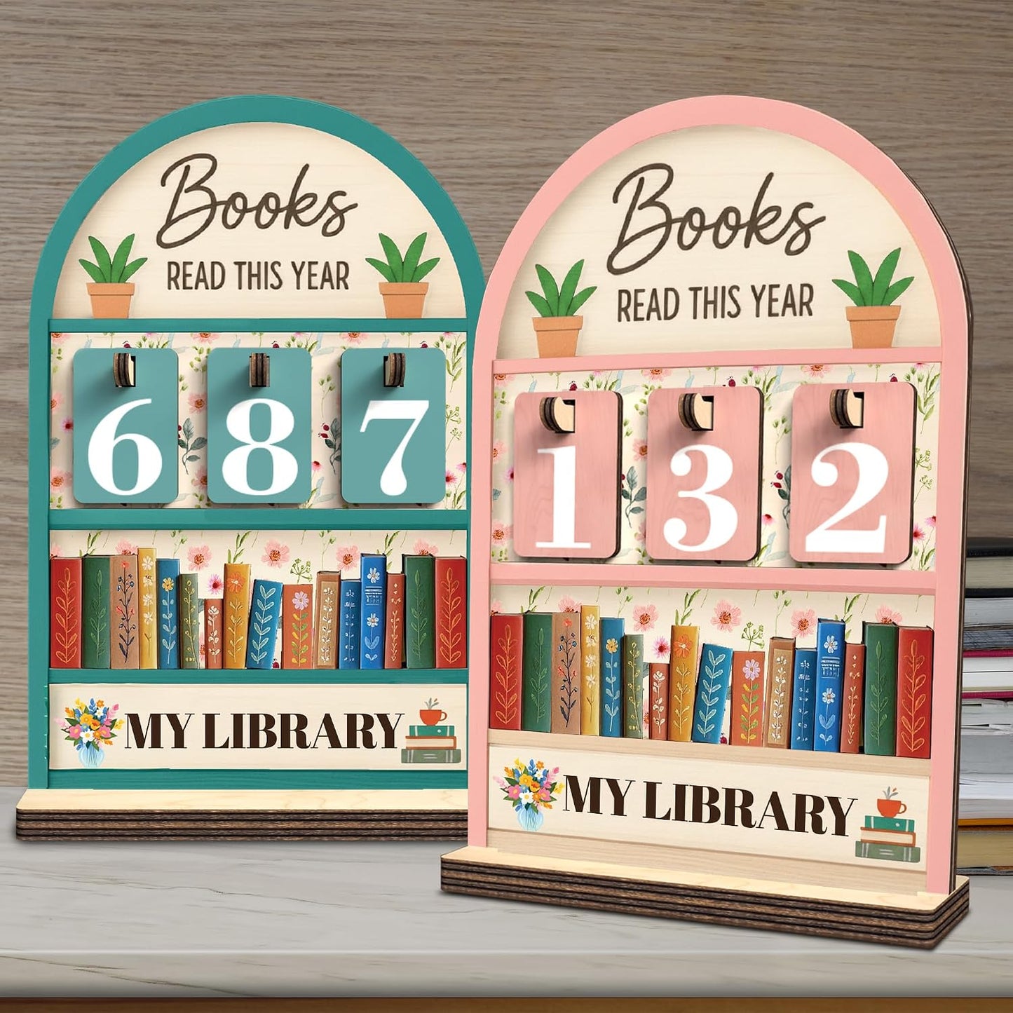 Book / Book Suncatcher Ornament / Book Tracker 1