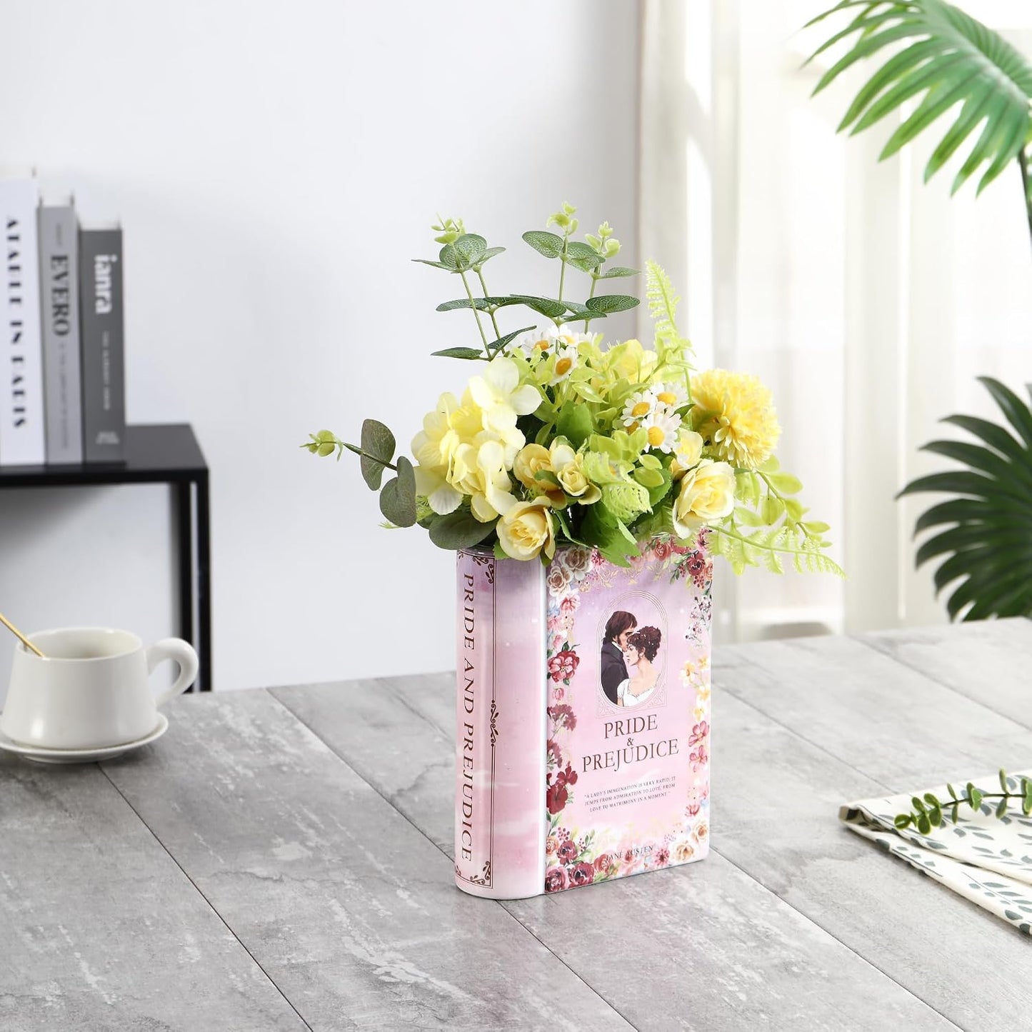 Ceramic Book Vase / Pride&prejudice / Ceramic-8