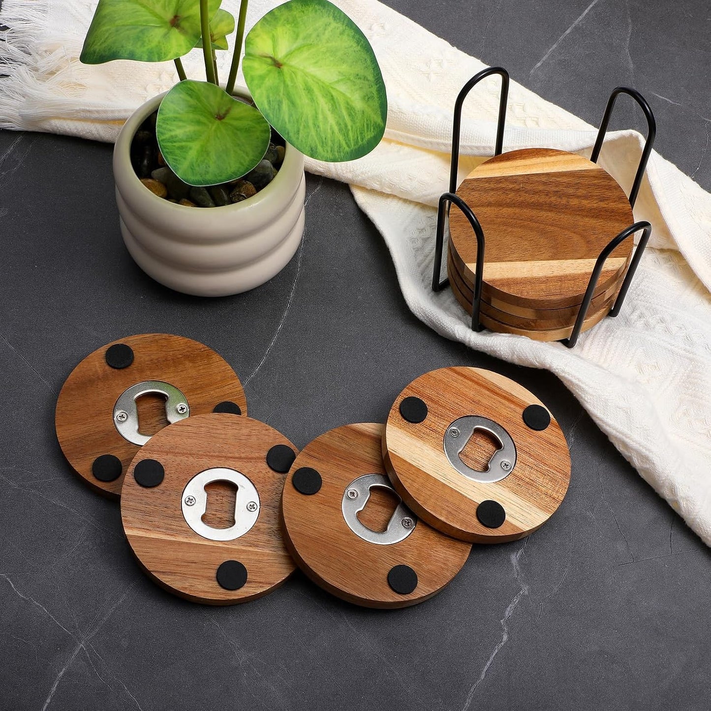 Bottle Opener Holder / Set of 8