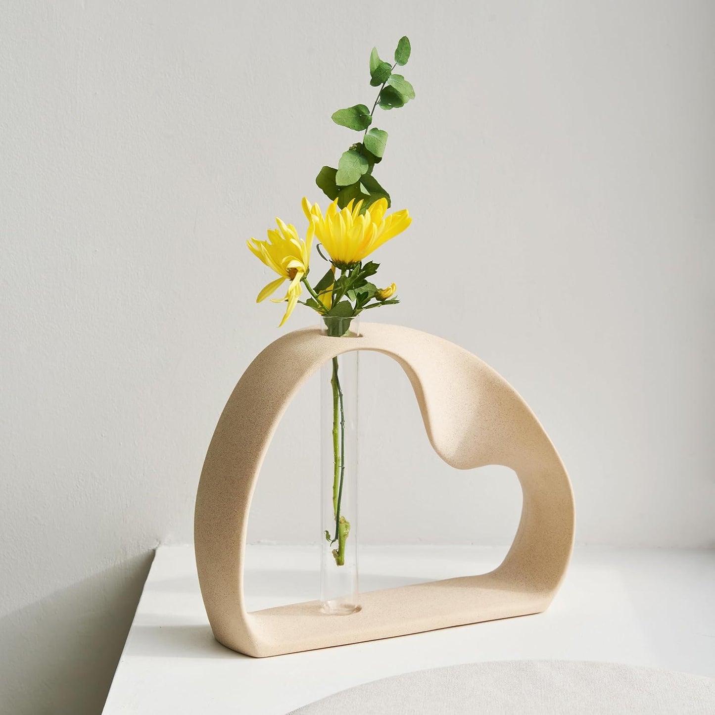Boho Pampas Grass Vase