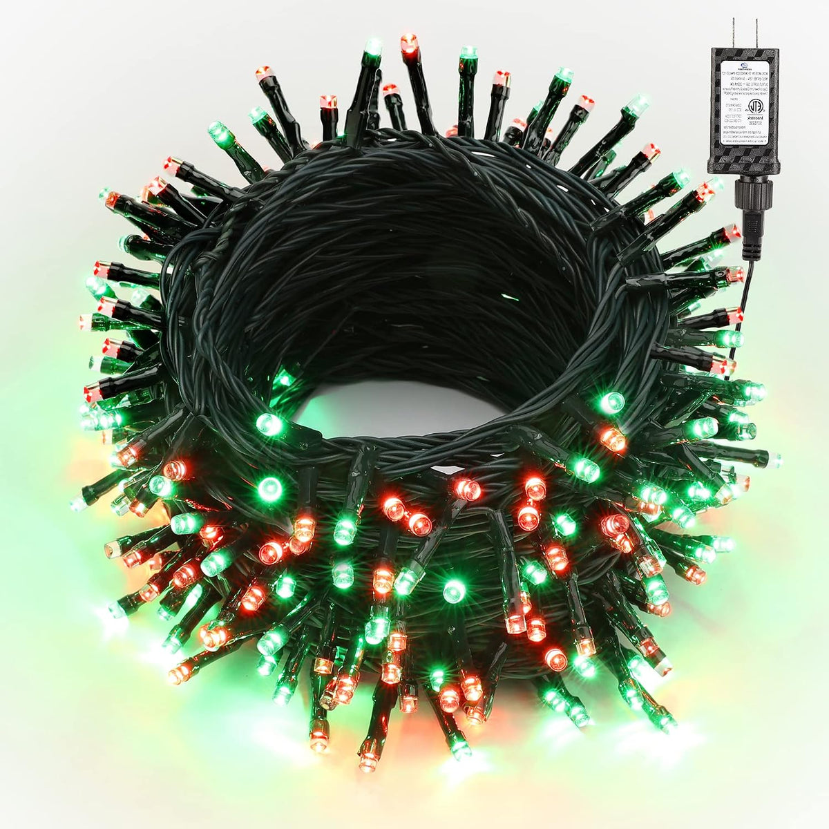 Brizled Red & Green String Lights, 78.74ft 240 LED Outdoor Christmas Lights