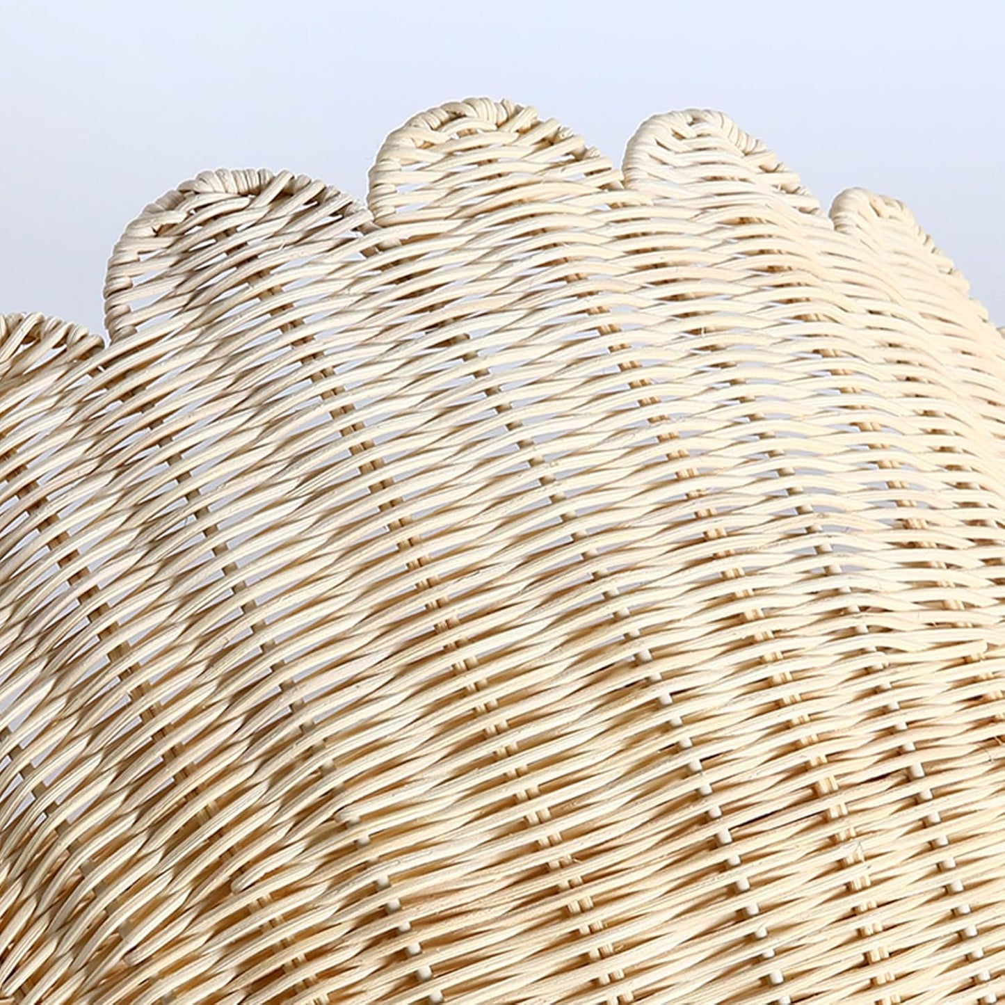Woven Plant Wall Decor Art / Off White / Medium