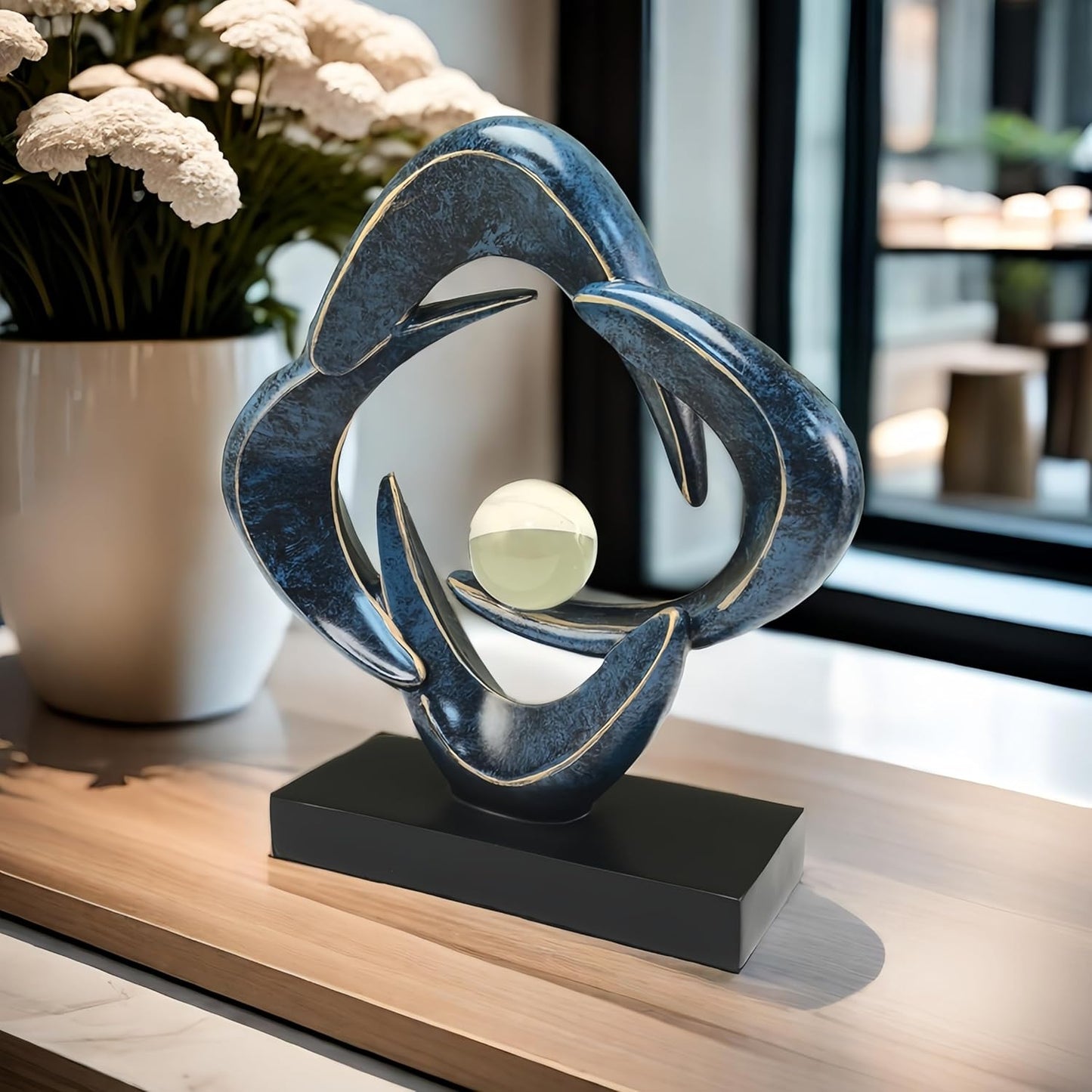 Resin Art Statues / Blue