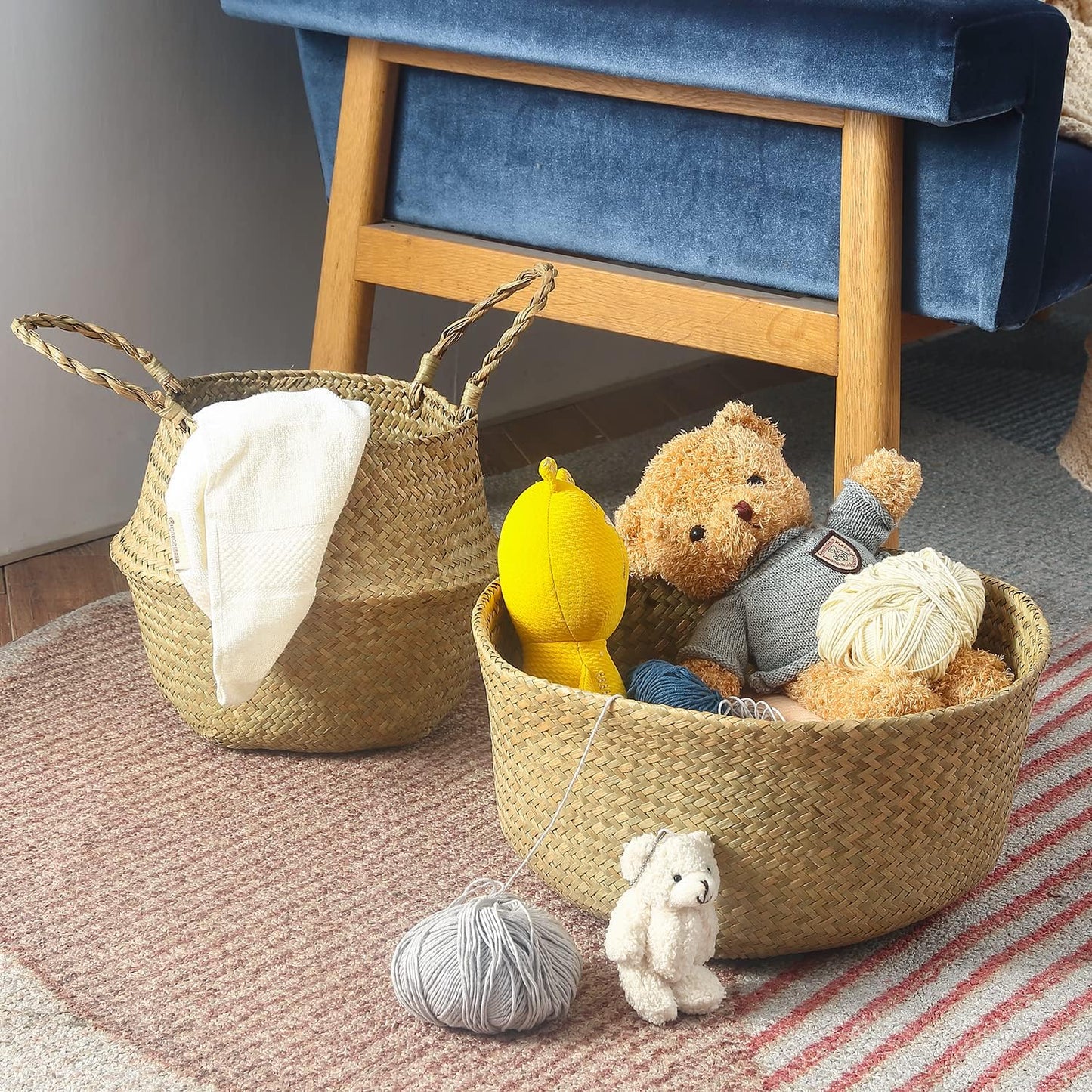 Seagrass Belly Basket / M / Set of 2