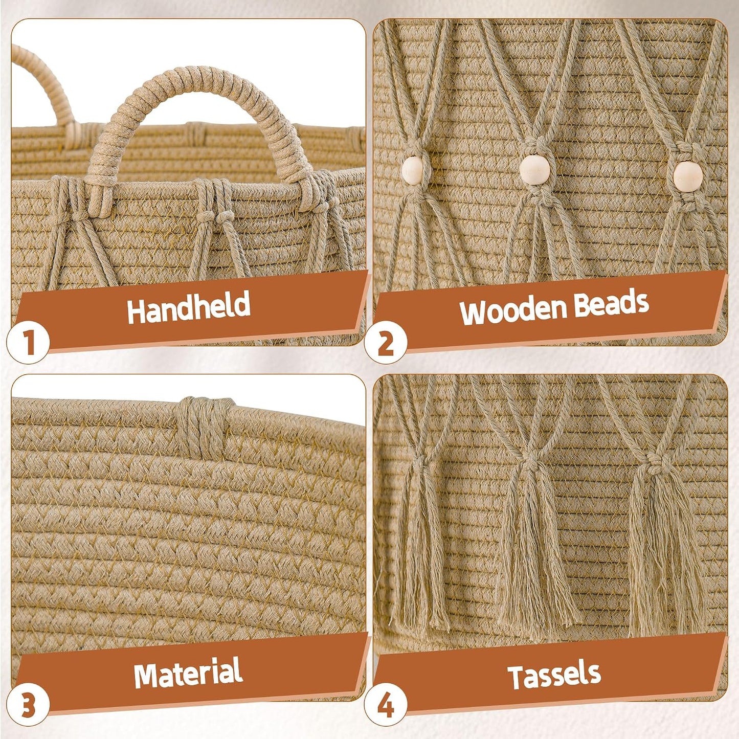 Blanket Basket / Beige
