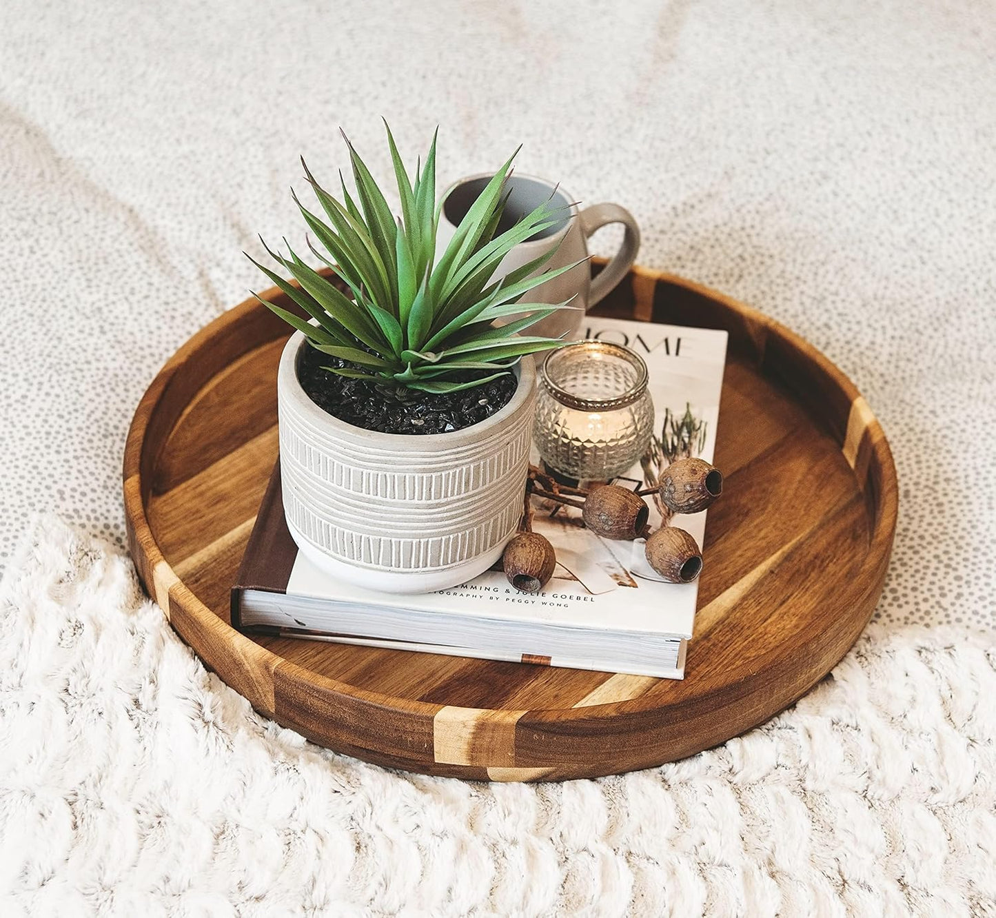 Artificial Plant / 8" Fake Plant for Desk Decor