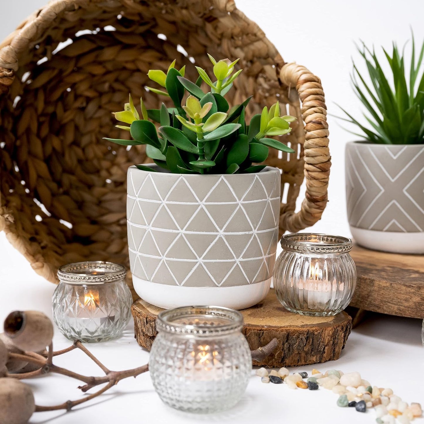 Small Faux Plant for Desk