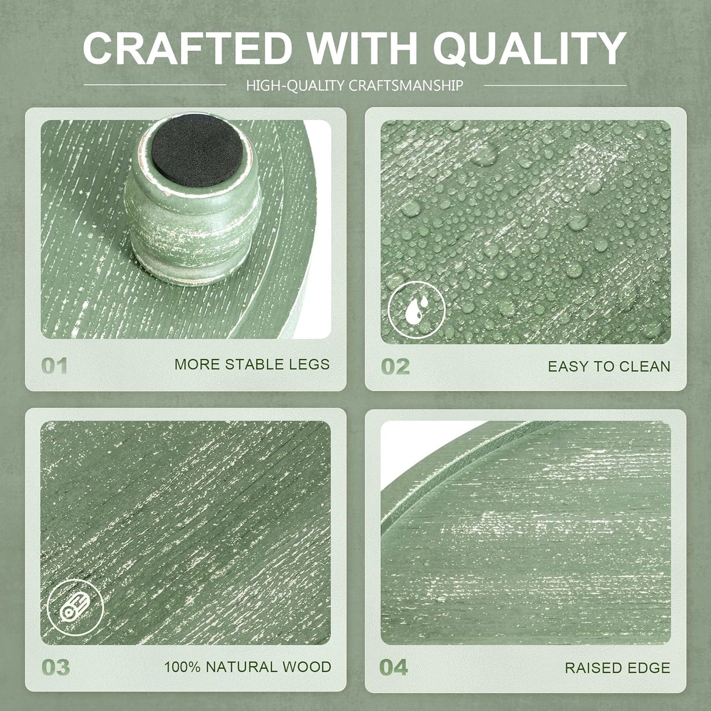 Round Pedestal Stand / Green