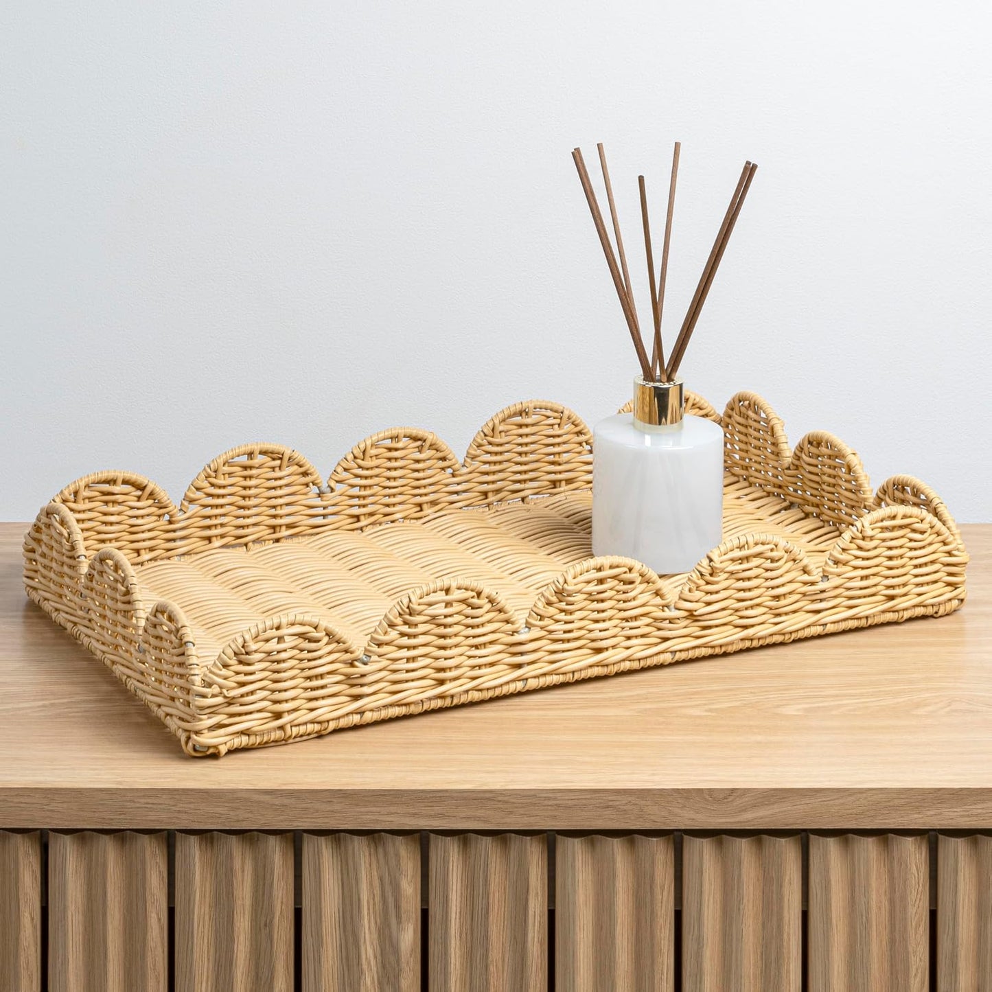 TRY2001A- Parker Southwestern Cottage / 23.62 In. W x 13.78 In. D x 3.15 In. H / Brown / Set of 3