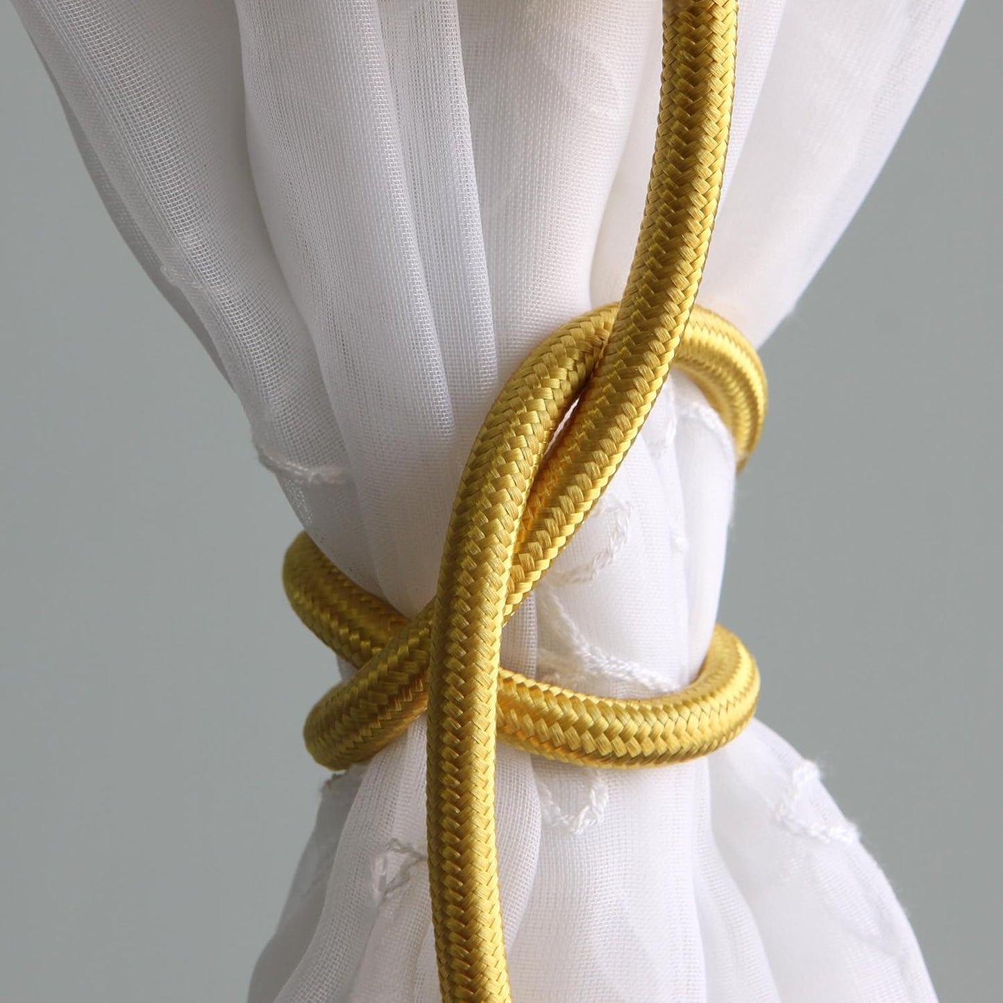 Valea Home 4 Pieces Curtain Tiebacks Clips Creative Window Drape Twist Tie Backs European Style Custom Made Curtain