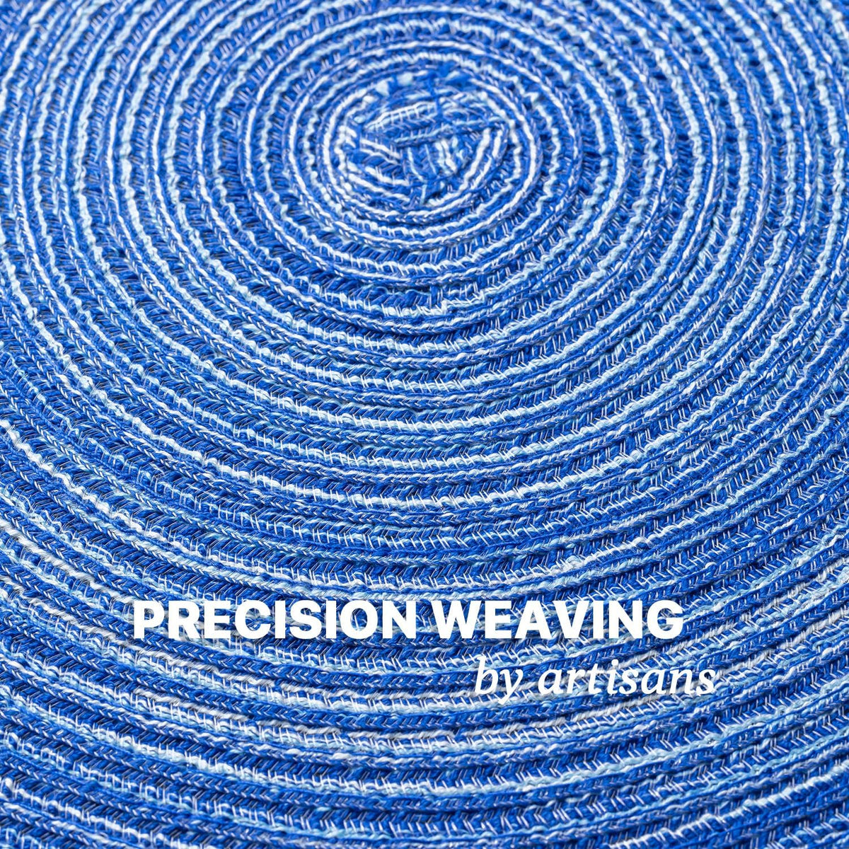 BARoyal Round Placemats Set of 12 Woven Placemats Washable Braided Table Mats for Dining Table Heat Resistant Non-Slip