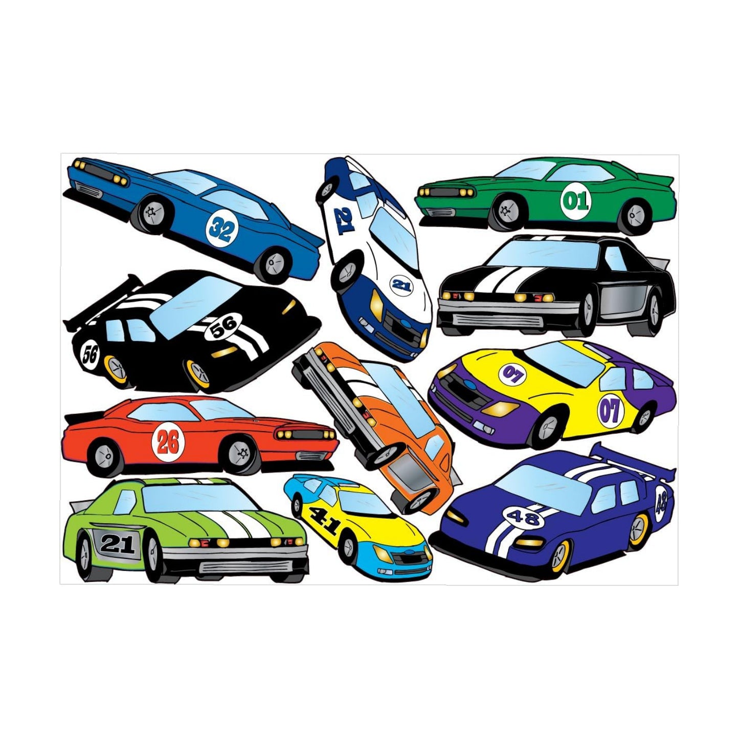 Stock Car Wall Stickers Decals Race Car Wall Decor Graphics