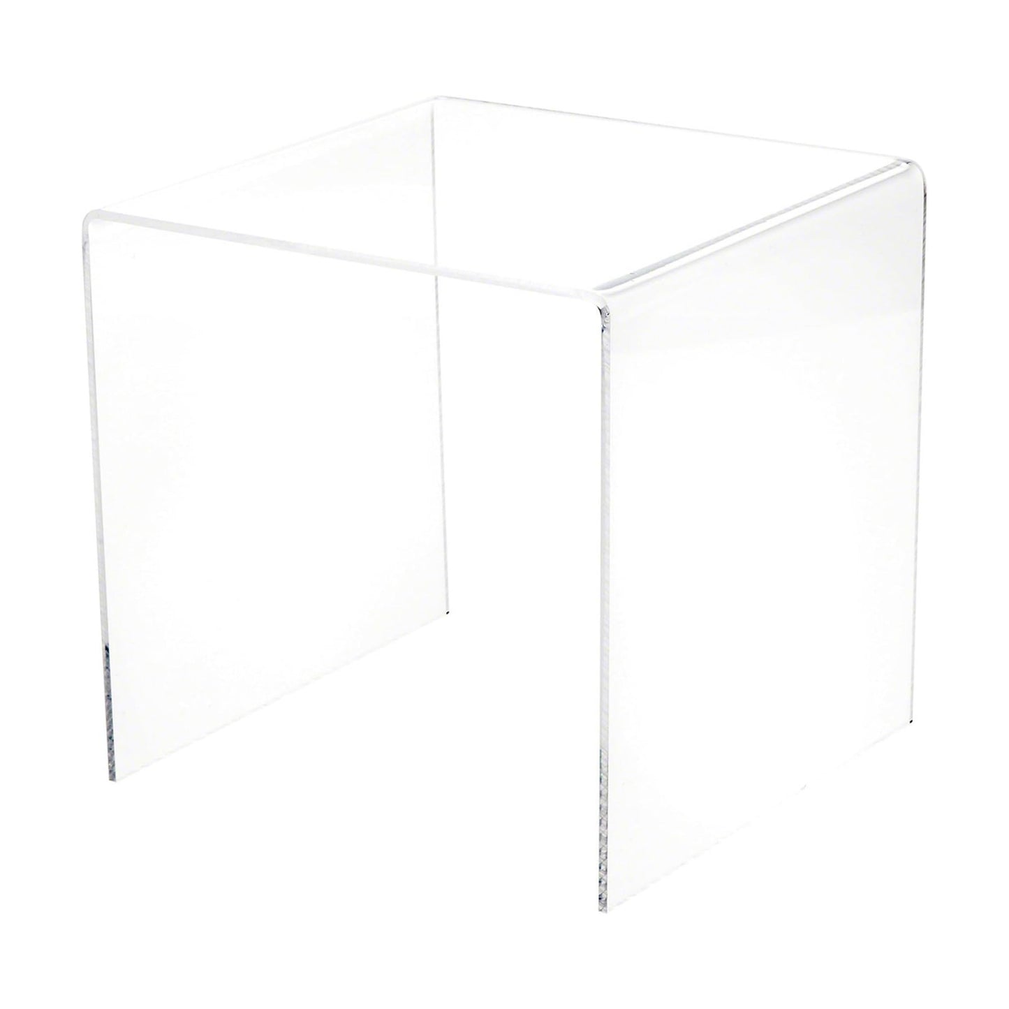 Acrylic Square Display Riser / 7 x 7 x 7 / Clear