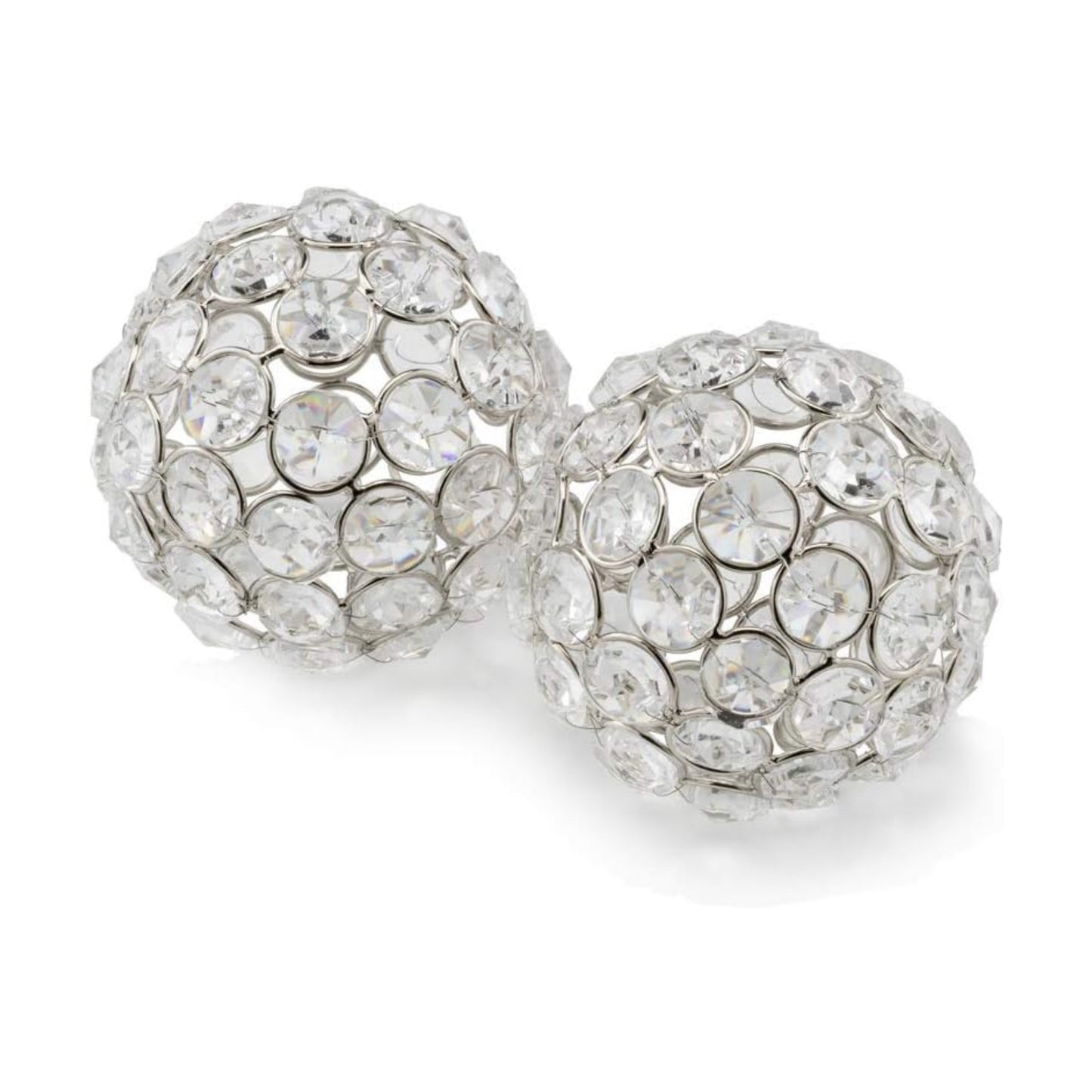 . Facetas Cristal Sphere / 3 Inch / Set of 2