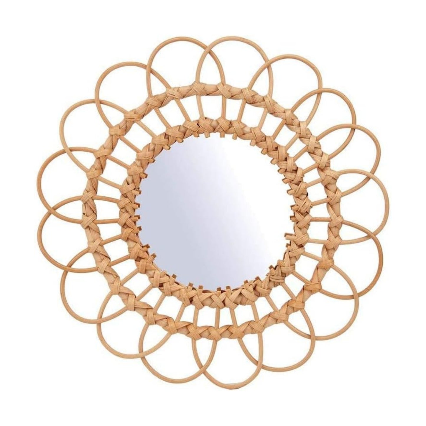 Rustic Handwoven Innovative Art Decoration Round / Natural
