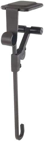 Fireplace Stocking and Garland Hanger with Two Hooks (3 Pack - Brown)