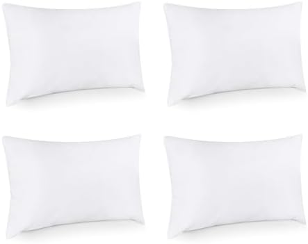 Utopia Bedding Throw Pillows, Decorative 12x16 Pillow Inserts, Set of 4