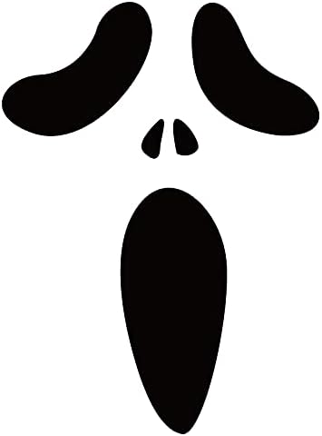 LOMIMOS Halloween Ghost Door Sticker,Halloween Door Decorations Spooky Window Wall Decal for Indoor Outdoor Party Haunted House Supplies