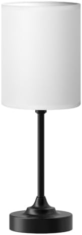 Fenmzee Small Bedside Lamp for Bedroom - 3-Way Dimmable Touch Table Lamp