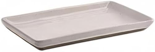 Stoneware Tray / Kitchen and Bathroom Dispenser Holder / Cream