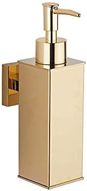 BGL Soap Dispenser Stainless Steel 304 Wall Mount Gold Liquid and Soap Dispenser for Kitchen and Bathroom