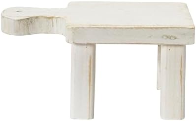Decorative Wood Pedestal / White / Square / Rectangle