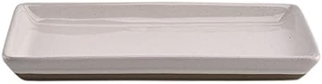 Stoneware Tray / Kitchen and Bathroom Dispenser Holder / Cream