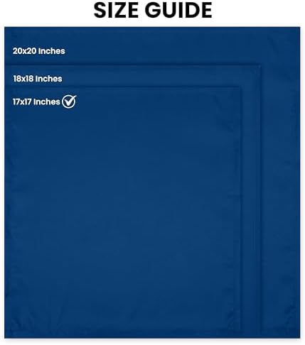 Utopia Home [24 Pack, Royal Blue] Cloth Napkins 17x17 Inches 100% Polyester