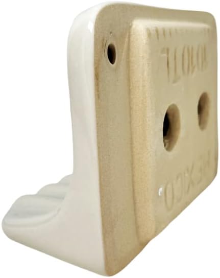 Bone Almond Ceramic Soap Dish Holder