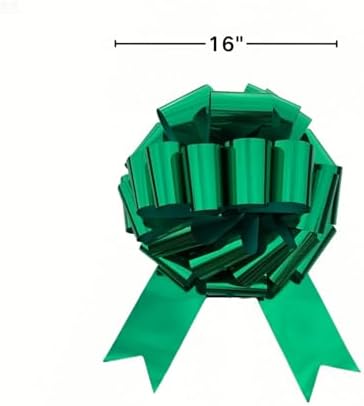 Big Car Bow 16 Inch Huge Green Bow for Car Birthday Outdoor Decor