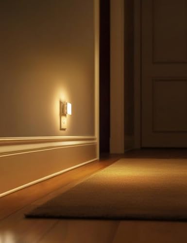 L LOHAS LED Night Light,Night Lights Plug into Wall, Dusk-to-Dawn Sensor