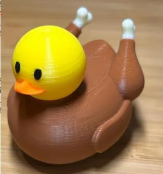 Soulchen 100 Pack Thanksgiving Mini Resin Turkey Duck Figurines Tiny Duck Statue Bulk Mini Turkey Decor for Home Desktop Shelf Cake Autumn Harvest Day Gift Decoration Collectibles