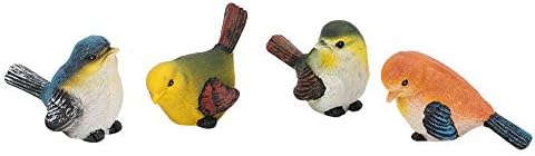 Bird Figurine Decor Lawn Garden Courtyard Ornaments / Set of 4