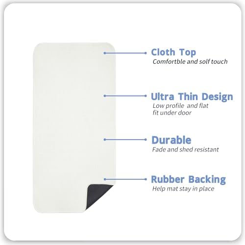 Bath Mat,Ultra Thin Bathroom Runner Rugs,Large Bath Mats for Bathroom,Quick Dry,Non-Slip,Machine Washable,Low Pile,Bath