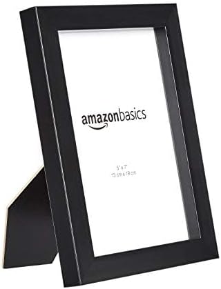 Rectangular Picture Frame Set / Black / 5 x 7