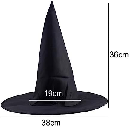 3Pcs Halloween Witch Hats for Women Costume Witch Hat Costume Accessory for Halloween Party Decorations