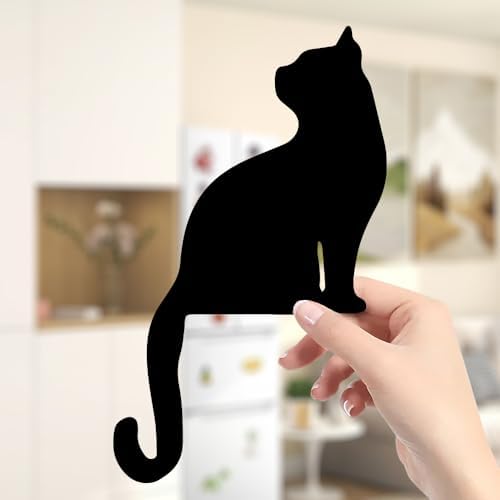 Black Cat Decor Funny Cat Lover Gifts - Perfect for Women and Mom, Ultimate Door Corner Decoration - 9 Inch