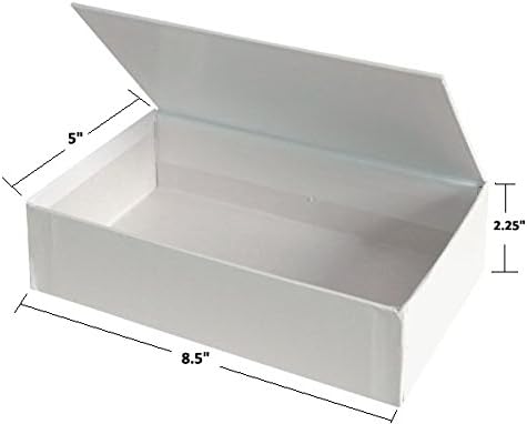 ® Ready to Decorate Paperboard Box / White / 8.5 x 5 x 2.25 / Set of 3