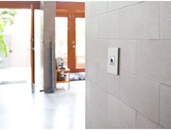 Legrand adorne Gloss White, 1-Gang Wall Plate, AWP1G2WH6 (White-on-Black Backer), 6 Pack