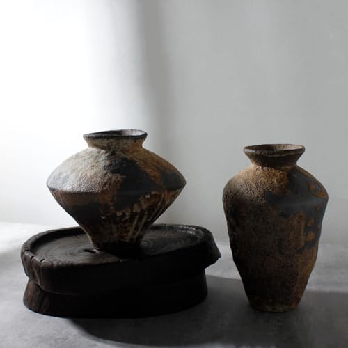 Rusty Ceramic Vase / Rust-tall / Small