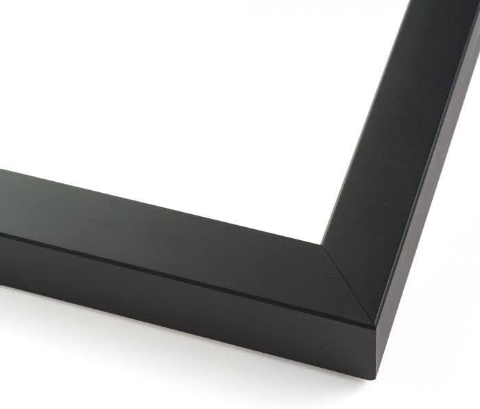 11x14 Black Wood Shadow Box Display Frame with Black Acid-Free Backing UV Acrylic and Hanging Hardware - with 3/4"