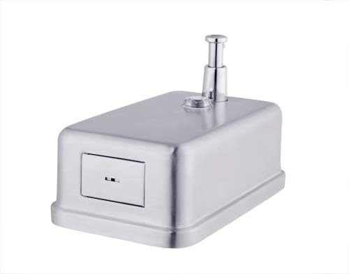 Commercial Soap Dispenser Wall Mount, 304 Stainless Steel & Solid Brass Pump Core, Industrial Grade Hand Soap Dispenser