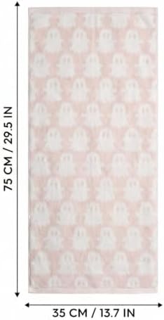 Artoid Mode 1 Pc Pink Ghost Halloween Hand Towel for Bathroom