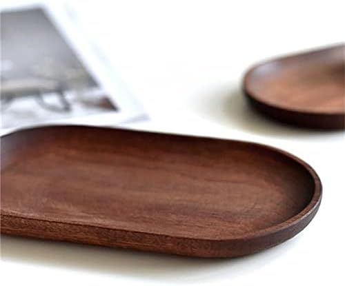 Oval Wood Dessert Cup Tray / Natural / Set of 2
