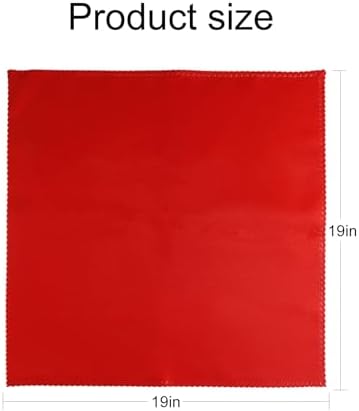 Christmas Cloth Napkins Set of 4, Red Polyester Dinner Napkins Washable Reusable, Table Cloth Napkins Perfect as Christmas Thanksgiving Festival Holiday for Dinner Table Decoration (Red)