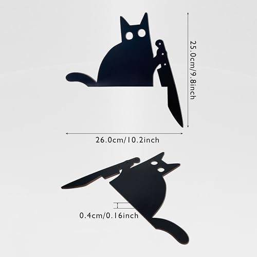 Black Cat Door Topper Cat Door Corner Decor Black Cat Halloween Decor
